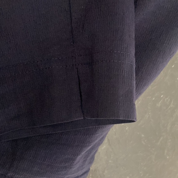 RUNDHOLZ blue linen capri pants size medium - Picture 6 of 9